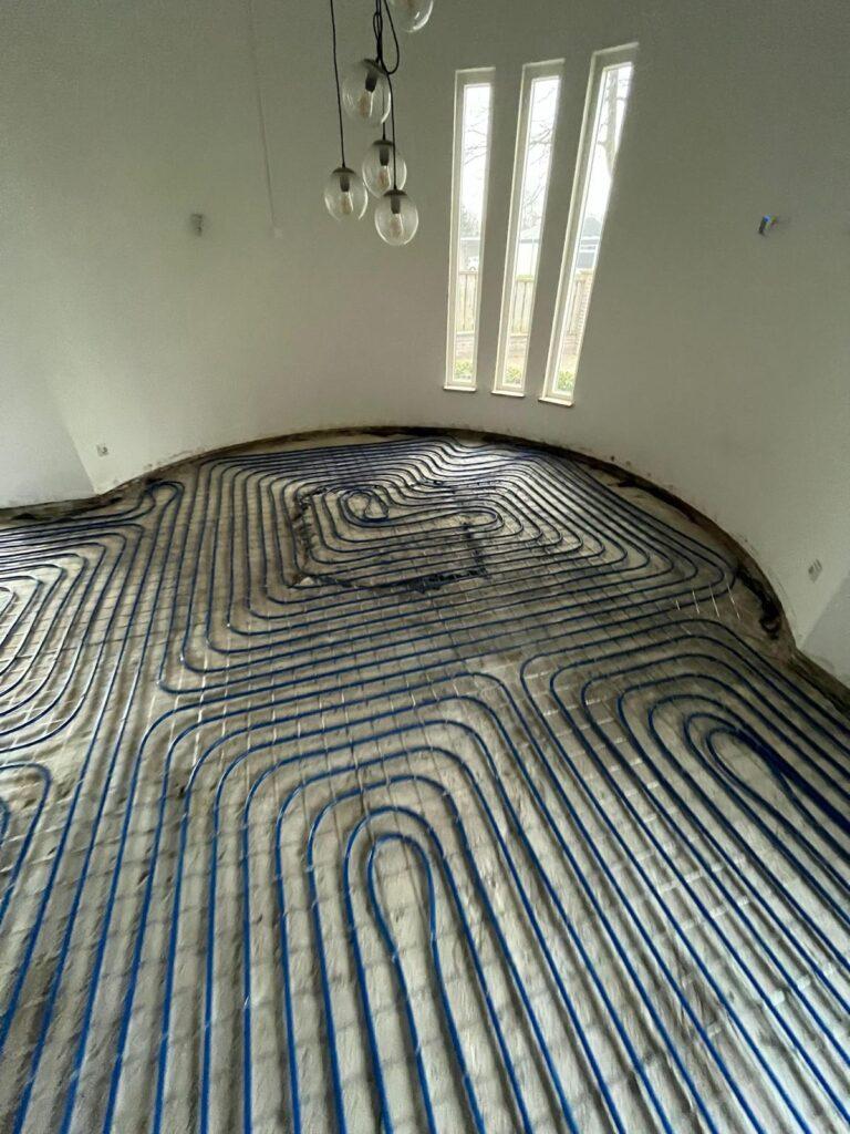 Vloerverwarming op slaapkamer